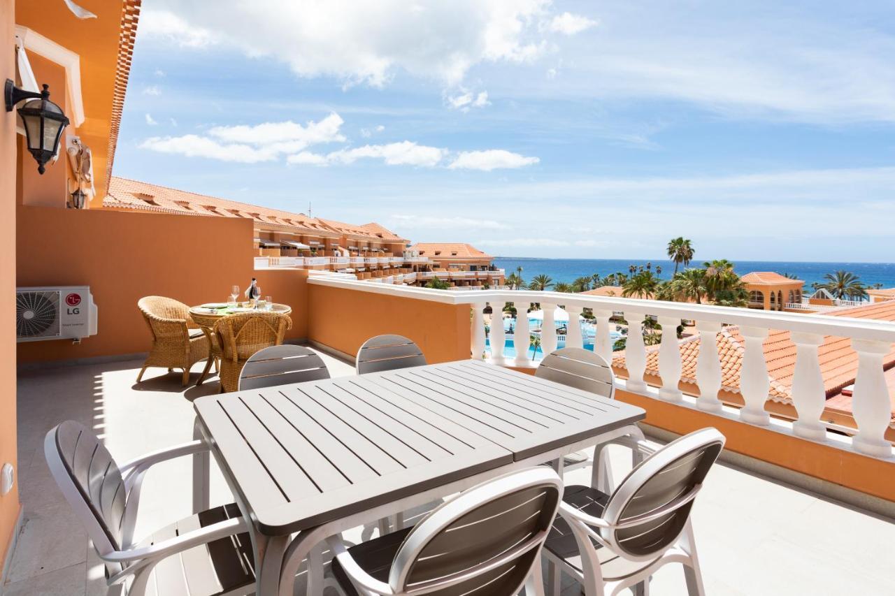 Exclusive Penthouse Playa Las Vistas 4 Close To The Sea And Beach, Aircondition For A Fee, Wifi, Terrace, Heated Pool Playa de las Américas Exterior foto